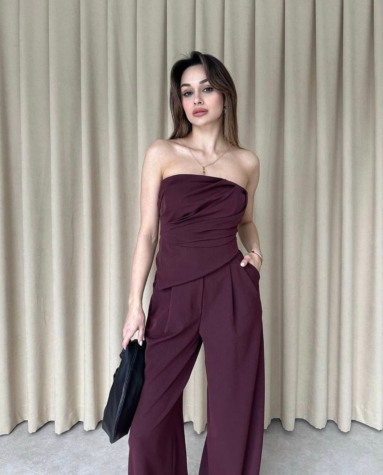 Burgundy set