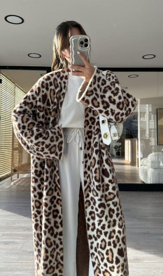 Leopard cardigan