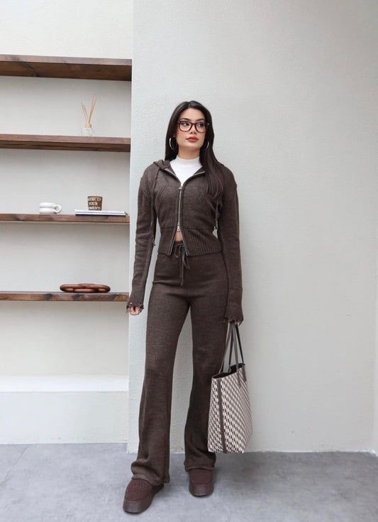 Cozy two-piece knit set