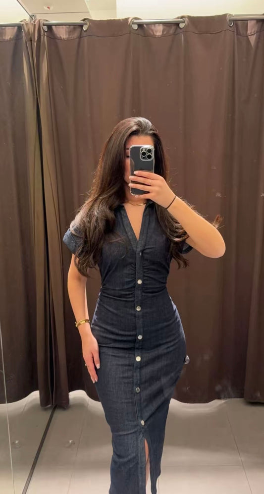 Viral Denim Dress